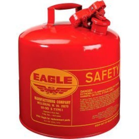 JUSTRITE Eagle Type I Safety Can - 5 Gallons - Red UI50S